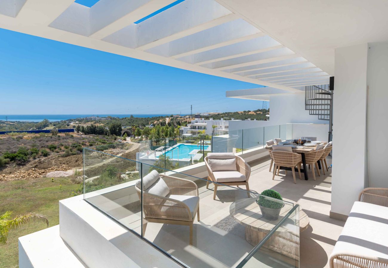 Apartment in Casares - Penthouse - private pool Alcazaba Lagoon (1921)